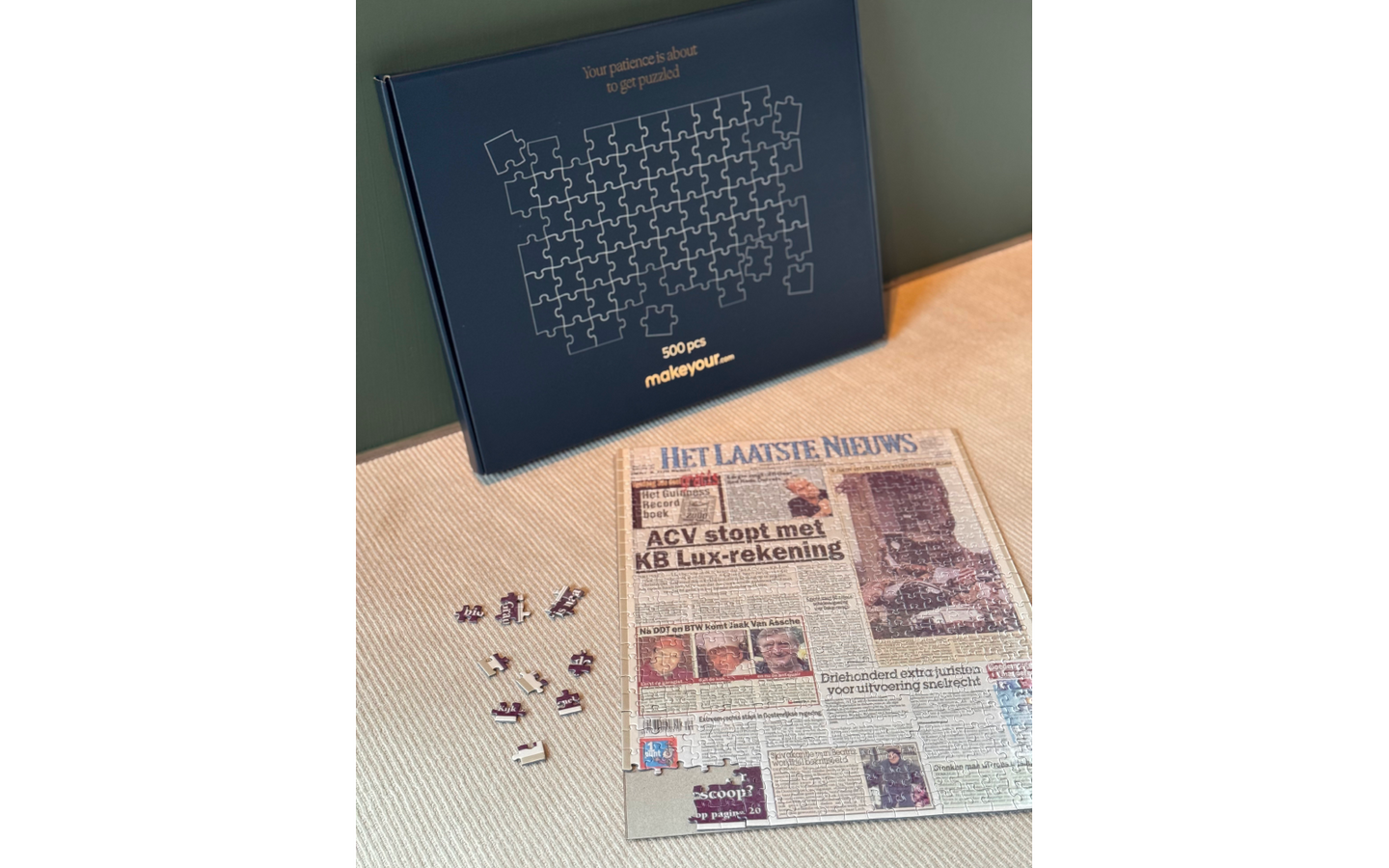 Geboortekrant puzzel - afbeelding 2