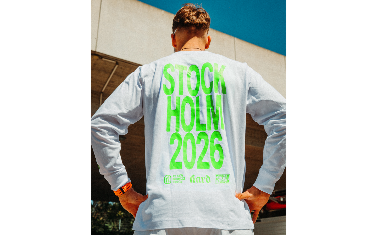 Hard - T-shirt WIT L - afbeelding 3
