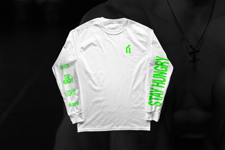 Hard - T-shirt WIT S - afbeelding 1
