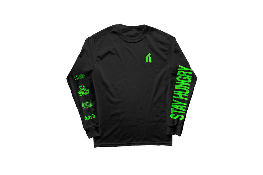 Hard - T-shirt ZWART L - afbeelding 1