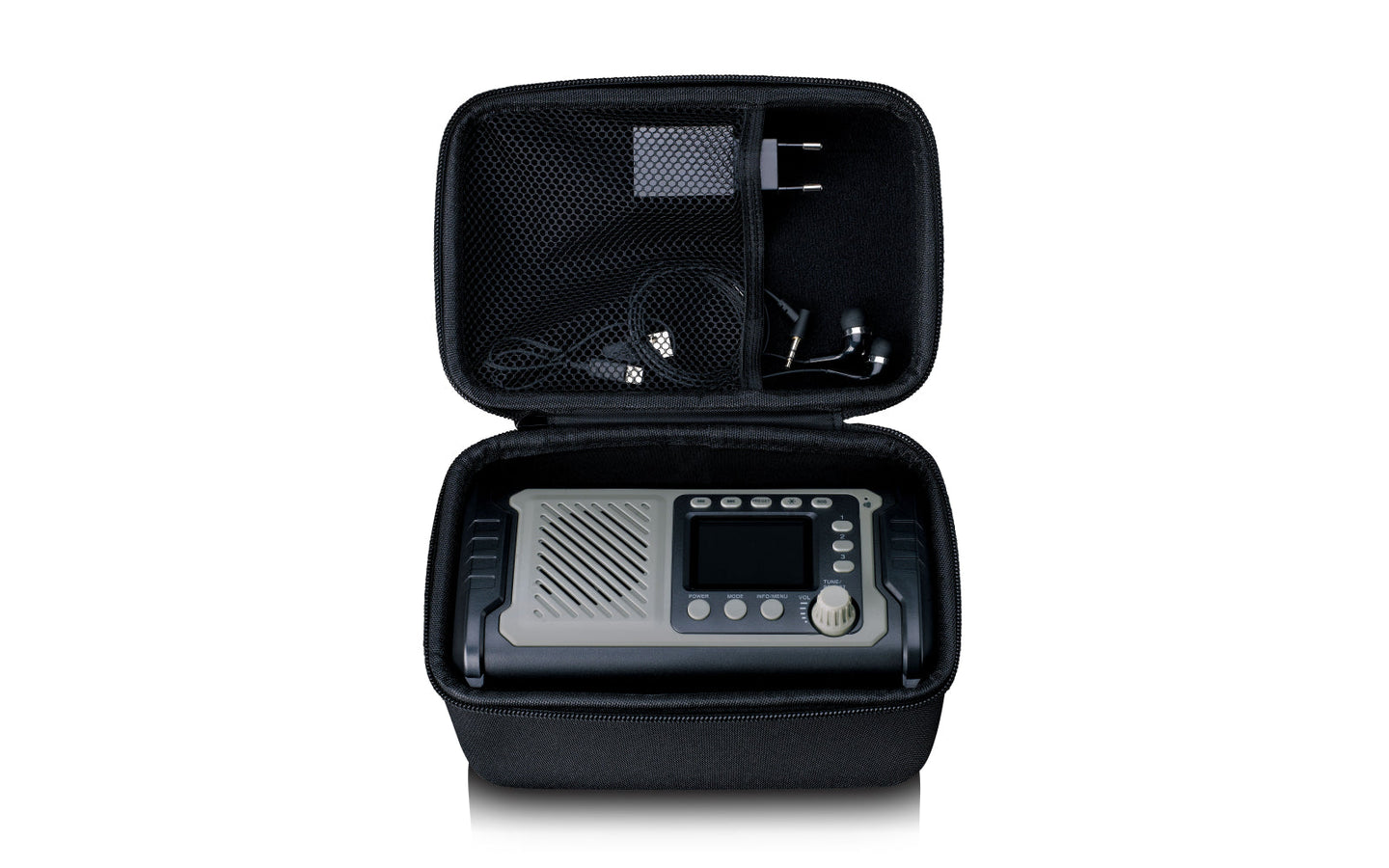 Noodradio – Lenco (DAB+/FM, Bluetooth en oplaadbare batterij, powerbank en zaklamp functie) - afbeelding 9