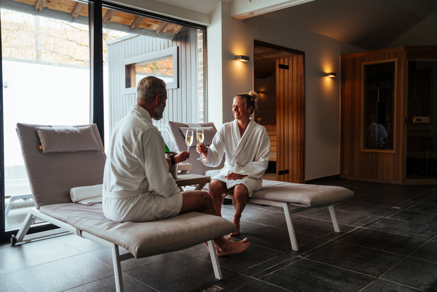 Privé wellness Hoeve Roosbeek incl. fles Champagne - afbeelding 2