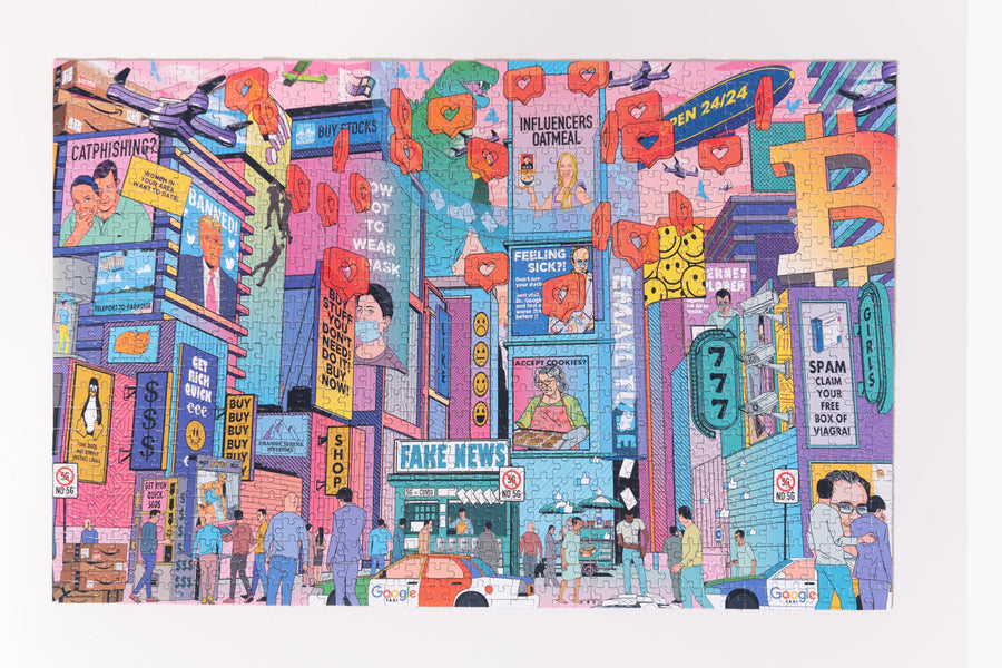 Puzzle in a bag - De Internet puzzel - afbeelding 1