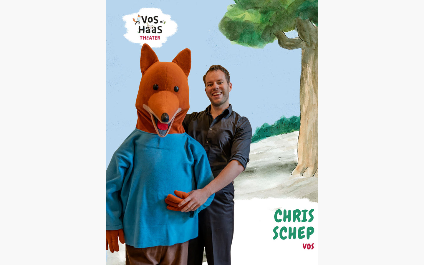 vos-en-haas-samen-in-het-bos - afbeelding 2